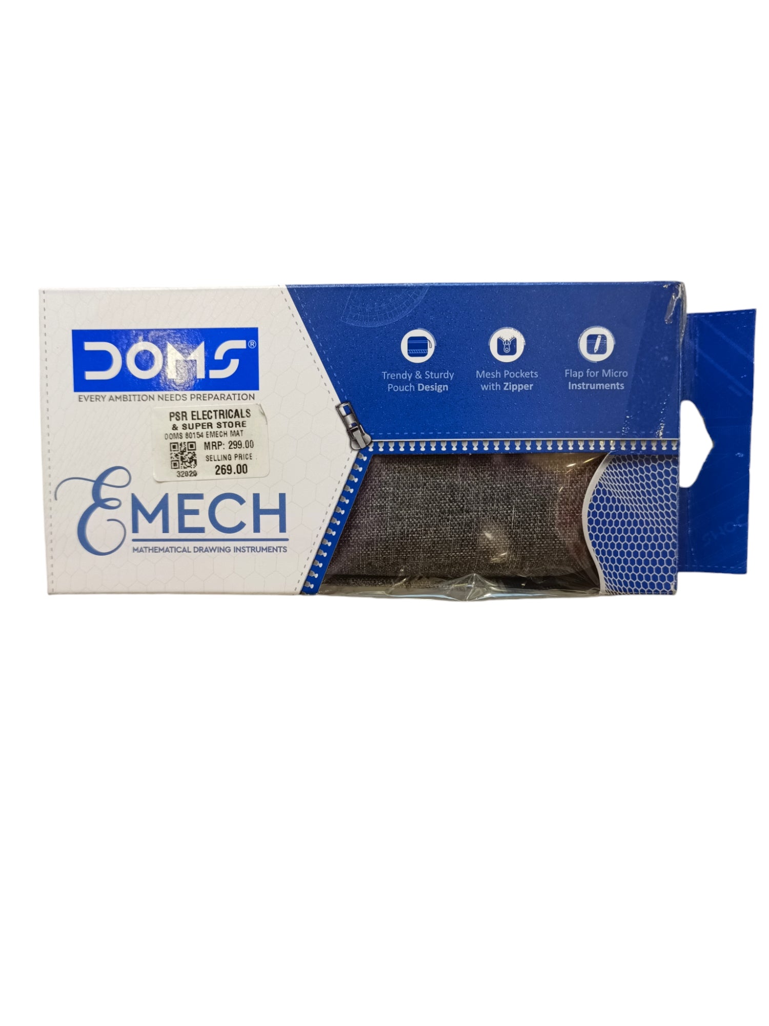 DOMS 80154 EMECH MATH DRAW INST BOX DOMS 80154 EMECH MATH DRAW INST BOX